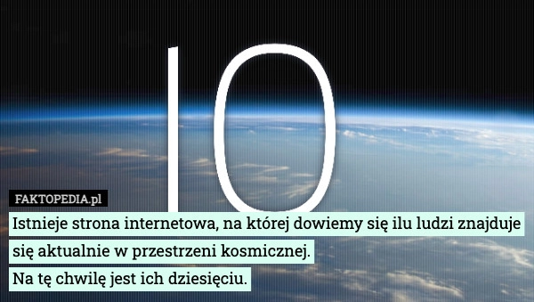 
    Istnieje strona internetowa, na której dowiemy się ilu ludzi znajduje się