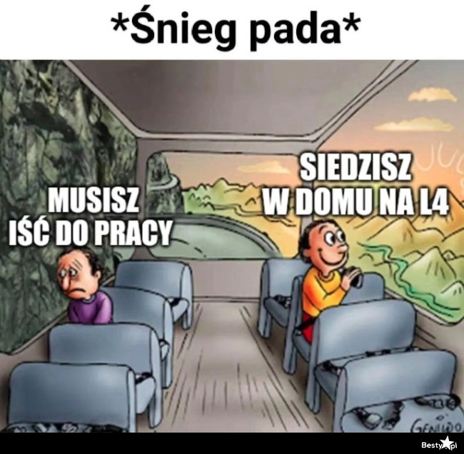 
    Gdy pada śnieg 