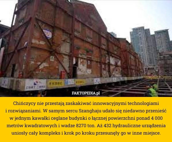 
    Chińczycy nie przestają zaskakiwać innowacyjnymi technologiami
 i rozwiązaniami.