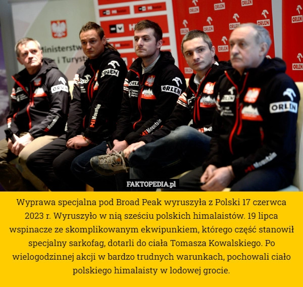 
     Wyprawa specjalna pod Broad Peak wyruszyła z Polski 17 czerwca 2023 r.