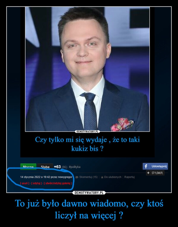 
    To już było dawno wiadomo, czy ktoś liczył na więcej ?