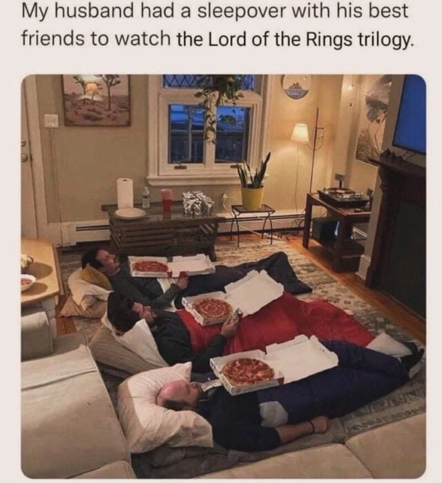 
    Just men being men