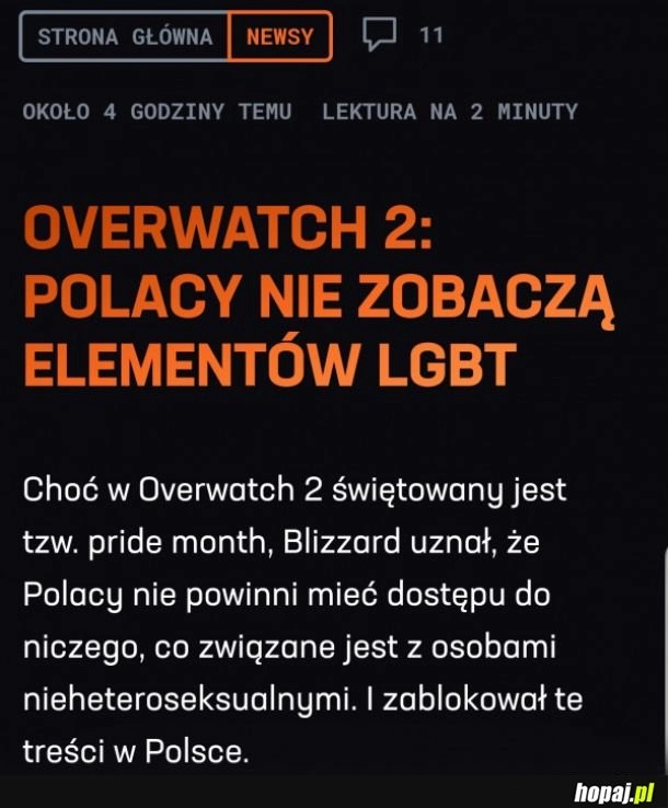 
    Polacy nie zobaczą elementów LGBT w Overwatchu 