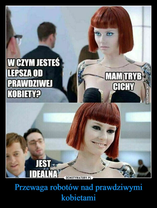 
    Przewaga robotów nad prawdziwymi kobietami