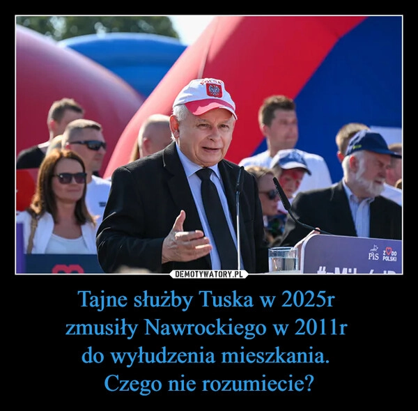 
    Tajne służby Tuska w 2025r 
zmusiły Nawrockiego w 2011r 
do wyłudzenia mieszkania. 
Czego nie rozumiecie?