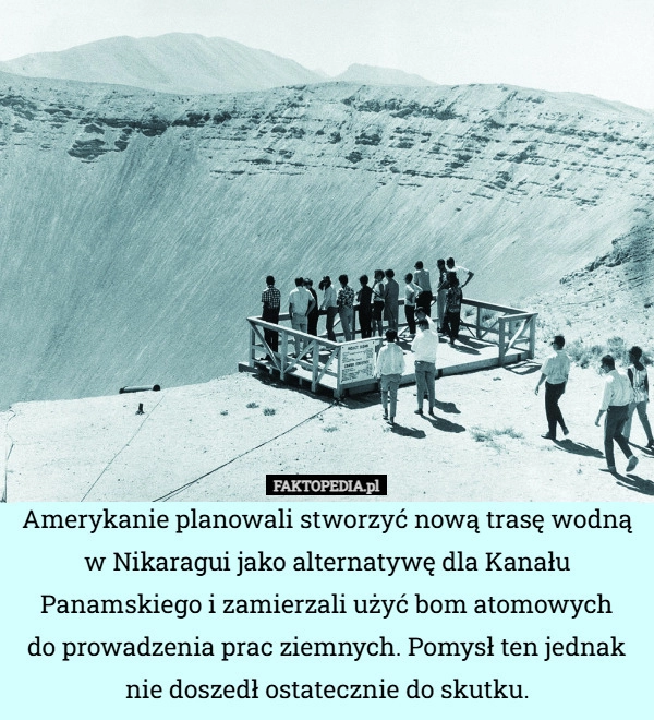 
    Amerykanie planowali stworzyć nową trasę wodną
w Nikaragui jako alternatywę