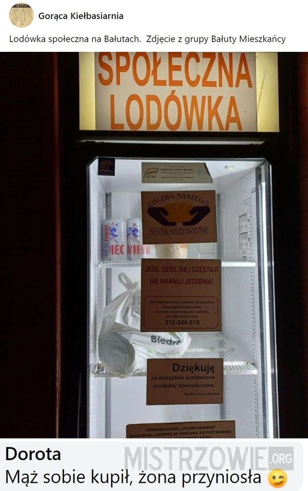 
    Społeczna lodówka