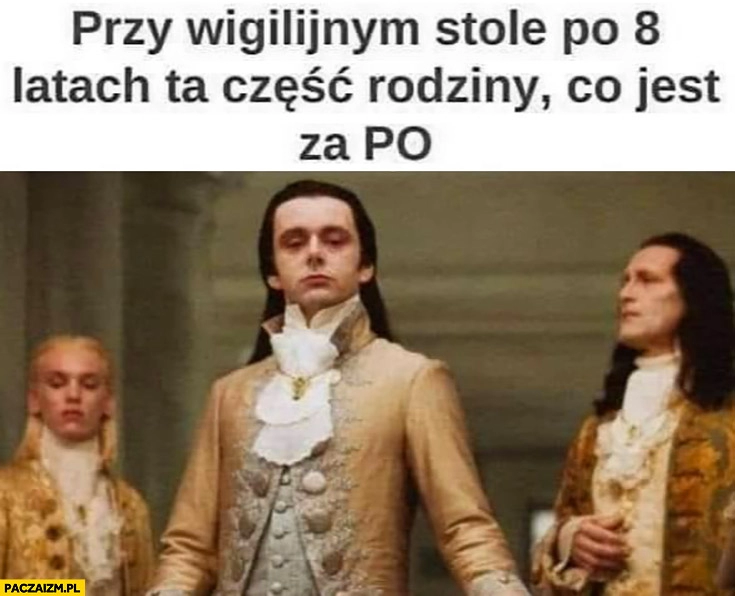 
    Przy wigilijnym stole po 8 latach ta cześć rodziny co jest za PO platformą arystokracja