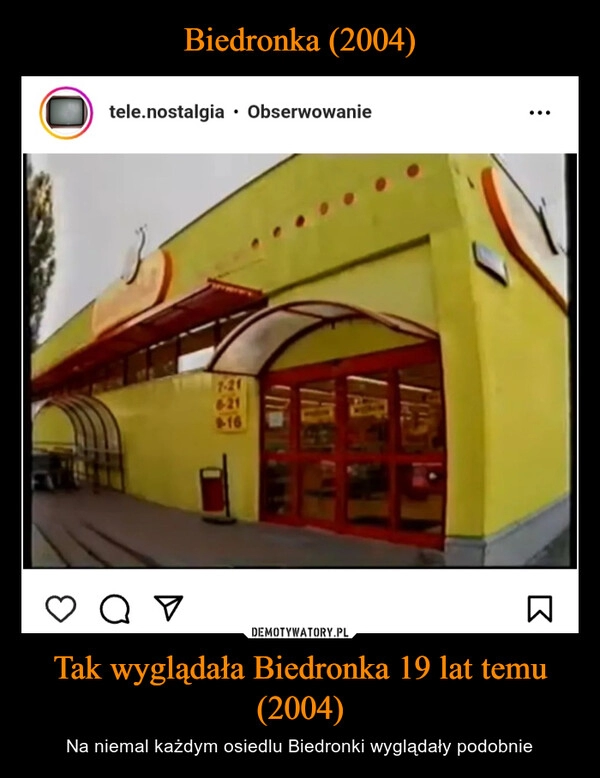 
    Biedronka (2004) Tak wyglądała Biedronka 19 lat temu (2004)