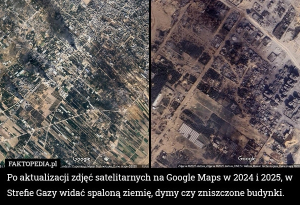 
    Po aktualizacji zdjęć satelitarnych na Google Maps w 2024 i 2025, w Strefie