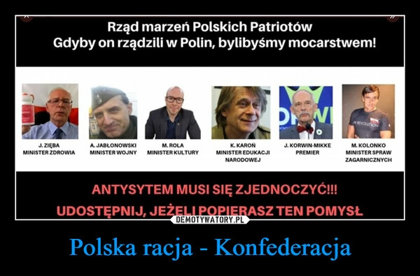 
    Polska racja - Konfederacja 