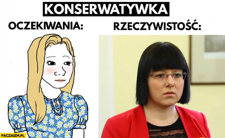 
    Konserwatywka oczekiwania vs rzeczywistość Kaja Godek