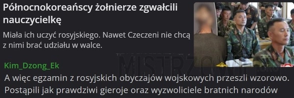 
    Północnokoreańscy żołnierze