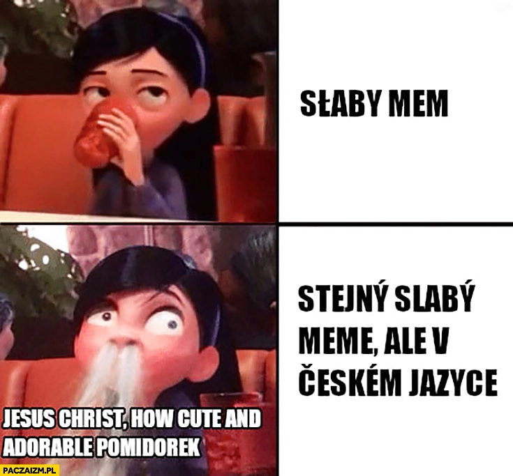 
    Słaby mem vs słaby mem ale po Czesku