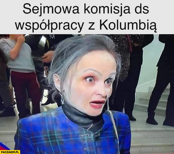 
    Sejmowa komisja ds. współpracy z Kolumbią Magdalena Gudzińska-Adamczyk Braun gaśnica w sejmie