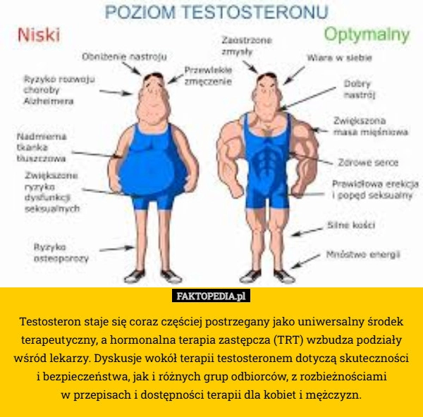 
    Testosteron staje się coraz częściej postrzegany jako uniwersalny środek