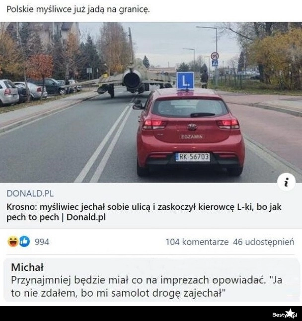 
    Egzamin na prawko z przygodą 