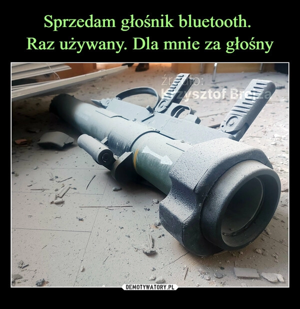 
    Sprzedam głośnik bluetooth. 
Raz używany. Dla mnie za głośny