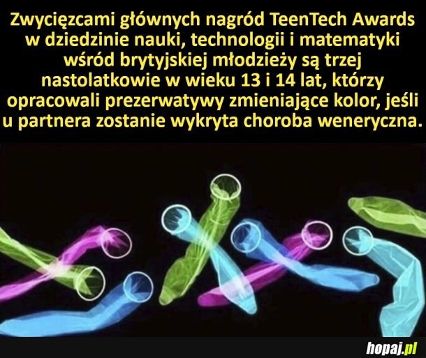 
    Prezerwatywy zmieniające kolor