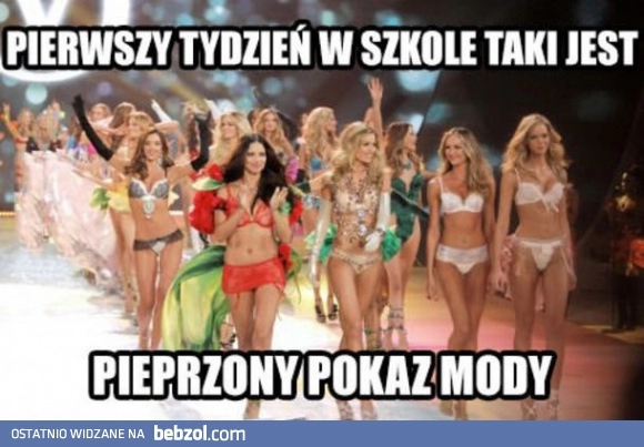 
    Pierwszy tydzień 