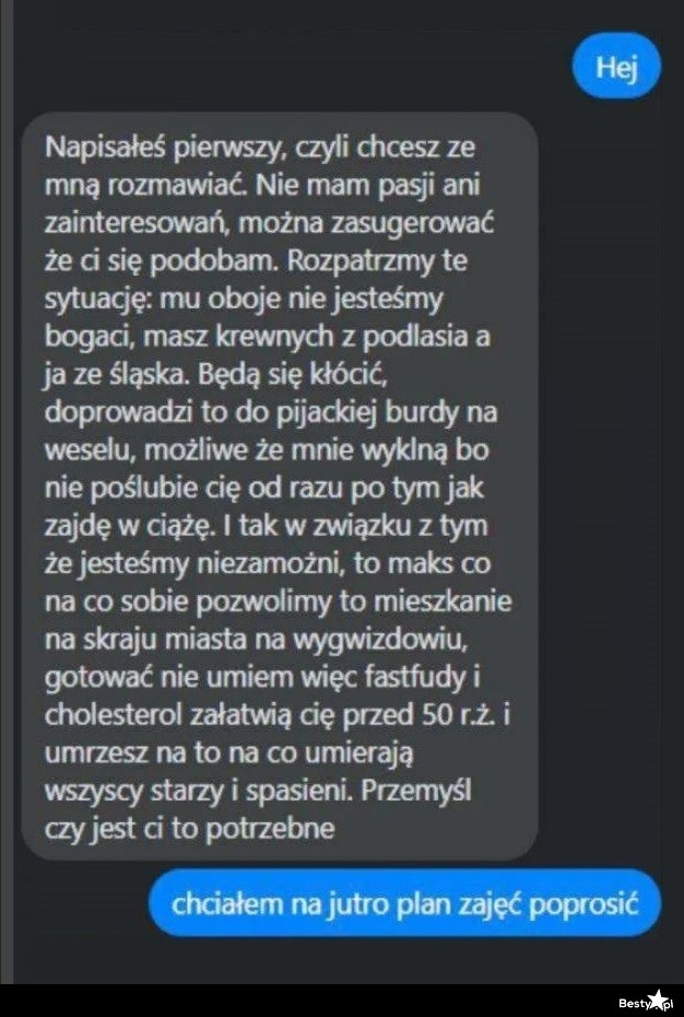 
    Niewinna wiadomość 