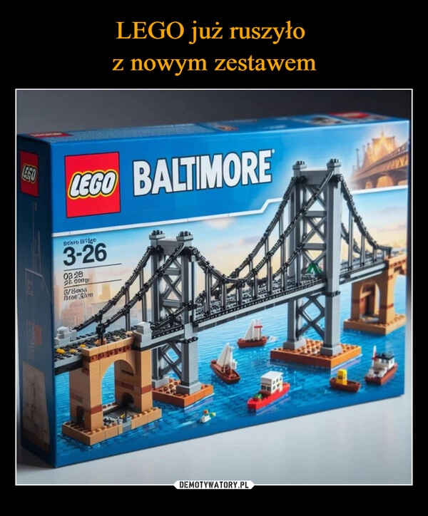 
    LEGO już ruszyło 
z nowym zestawem