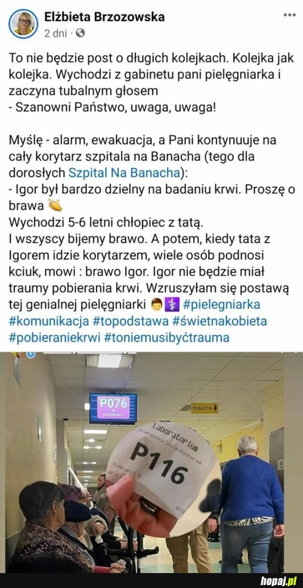 
    Świetna pielęgniarka