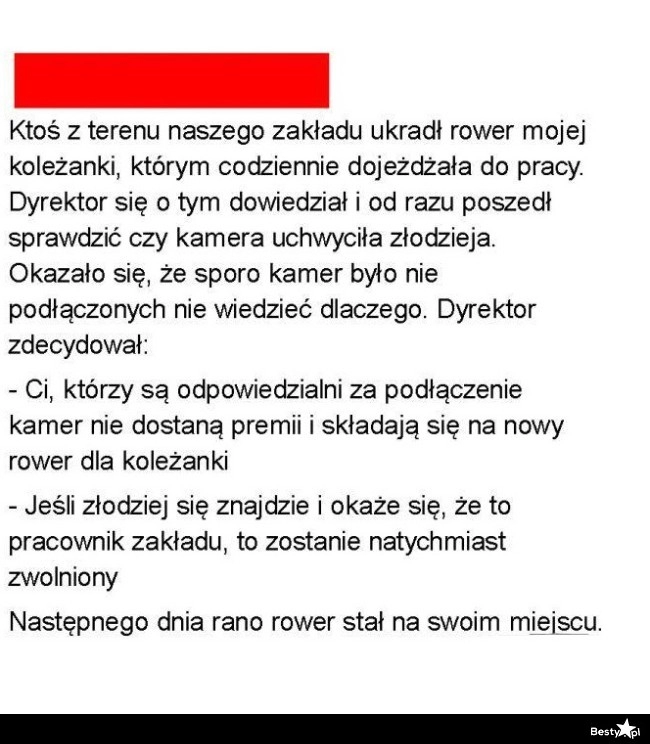 
    Ukradziony rower 