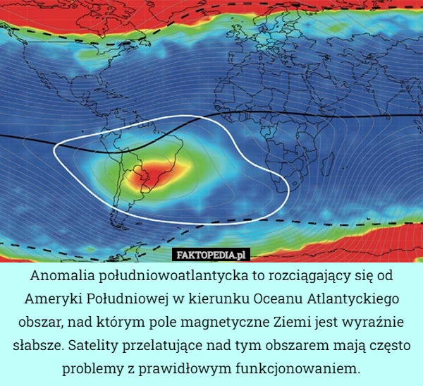 
    Anomalia południowoatlantycka to rozciągający się od Ameryki Południowej