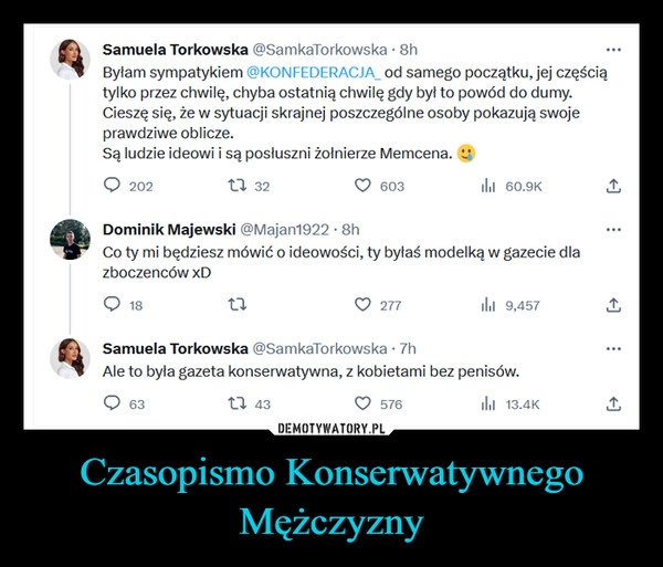 
    Czasopismo Konserwatywnego Mężczyzny