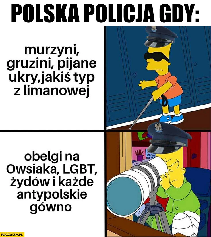 
    Polska policja reakcja: murzyni, Gruzini, pijani vs obelgi na Owsiaka, LGBT, Żydów antypolskie rzeczy