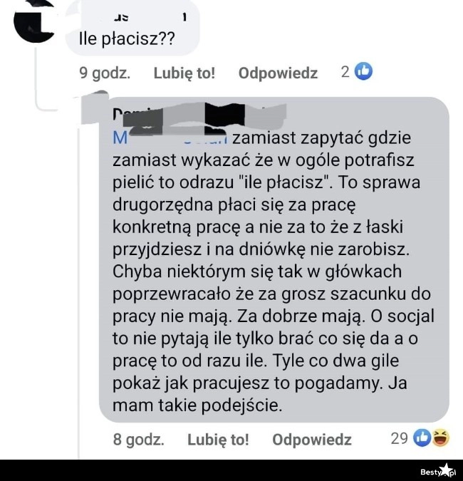 
    - Ile płacisz? 