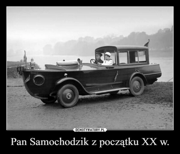 
    Pan Samochodzik z początku XX w. 