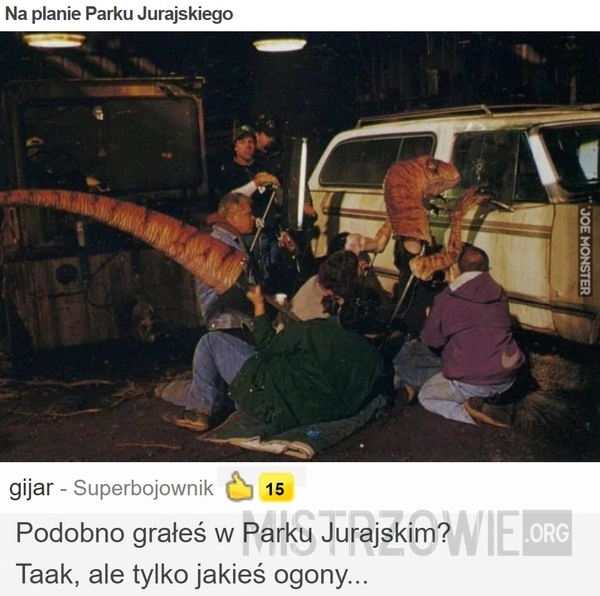 
    Na planie Parku Jurajskiego