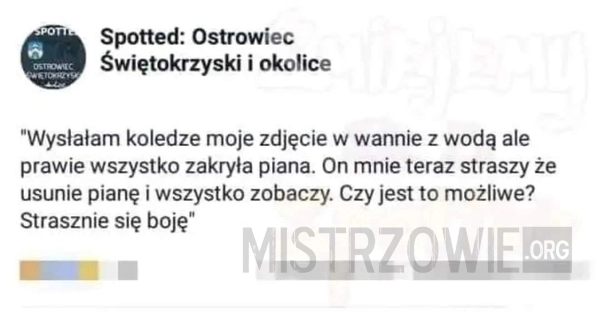 
    Zdjęcie w wannie