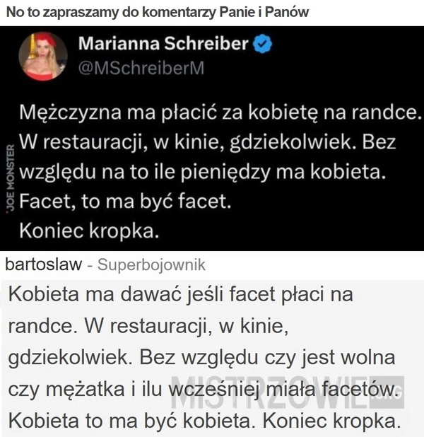 
    No to zapraszamy do komentarzy Panie i Panów