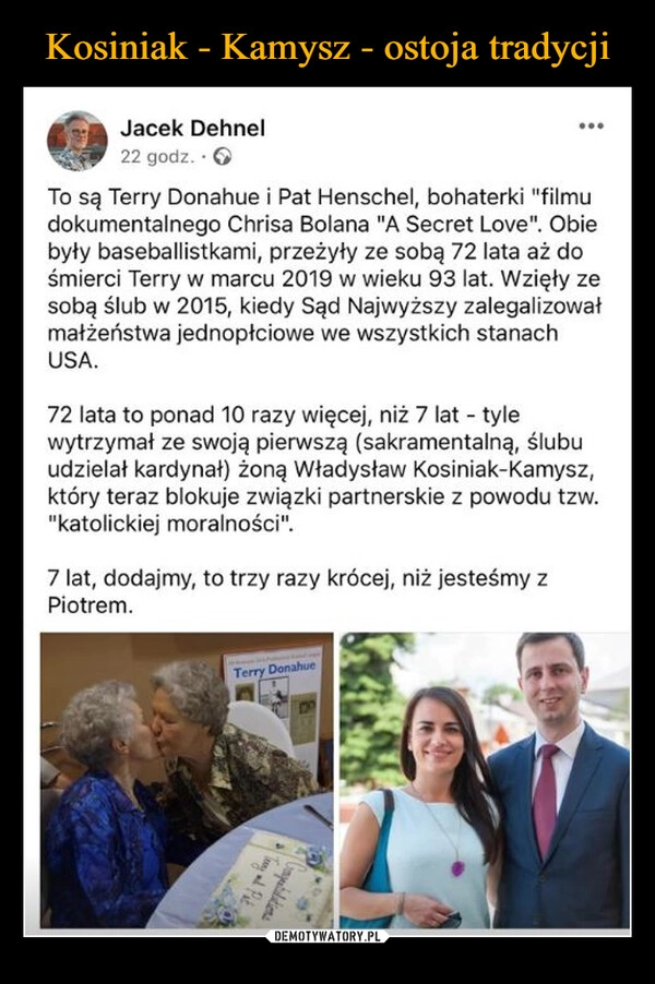 
    Kosiniak - Kamysz - ostoja tradycji