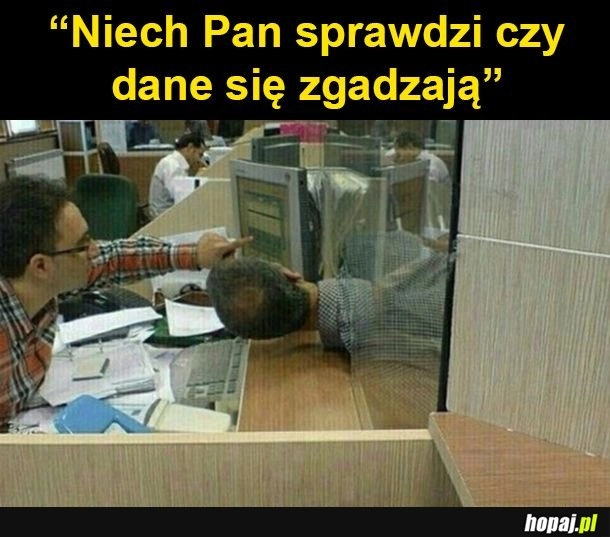 
    Sprawdzanie danych