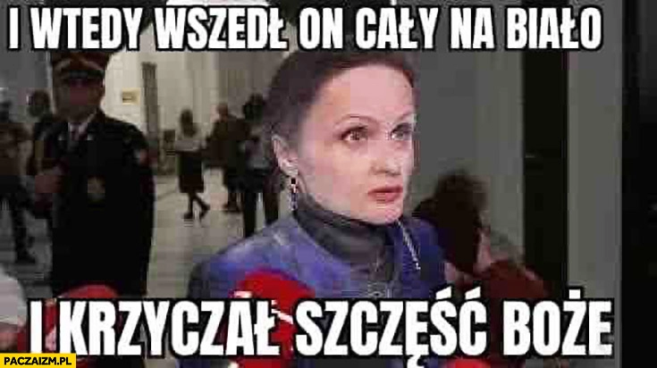 
    I wtedy wszedł on cały na biało i krzyczał Szczęść Boże Grzegorz Braun gaśnica w sejmie