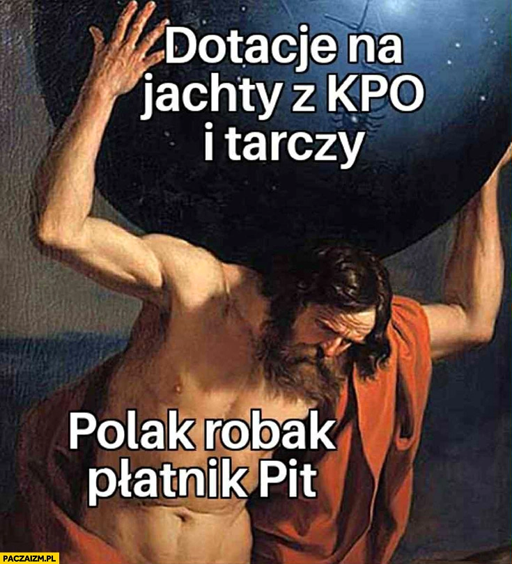 
    Polak robak płatnik PIT dźwiga dotacje na jachty z KPO i tarczy