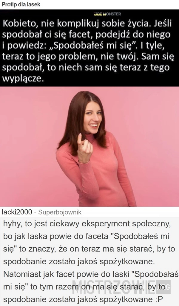 
    Protip dla lasek