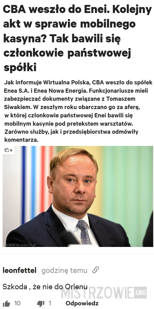 
    Wejście CBA