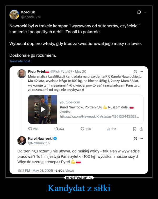
    Kandydat z siłki