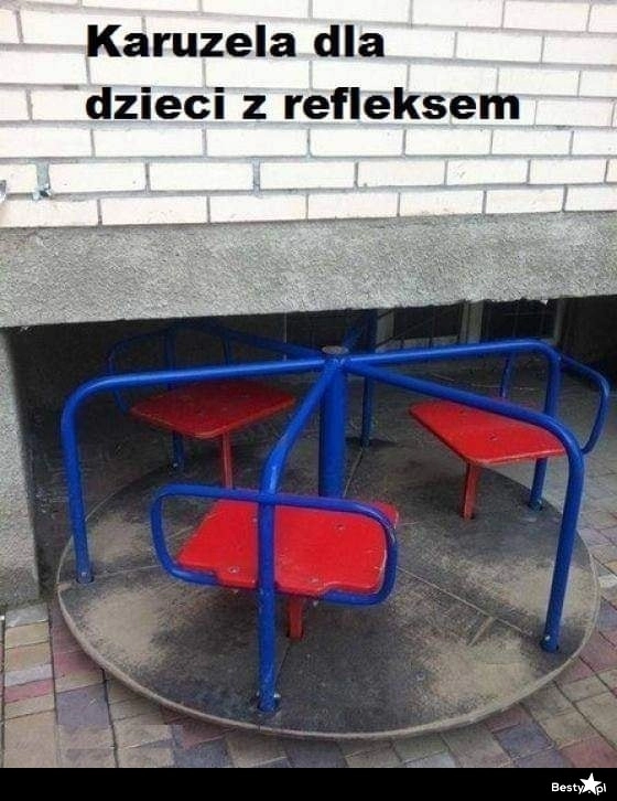 
    Karuzela dla dzieci z refleksem 