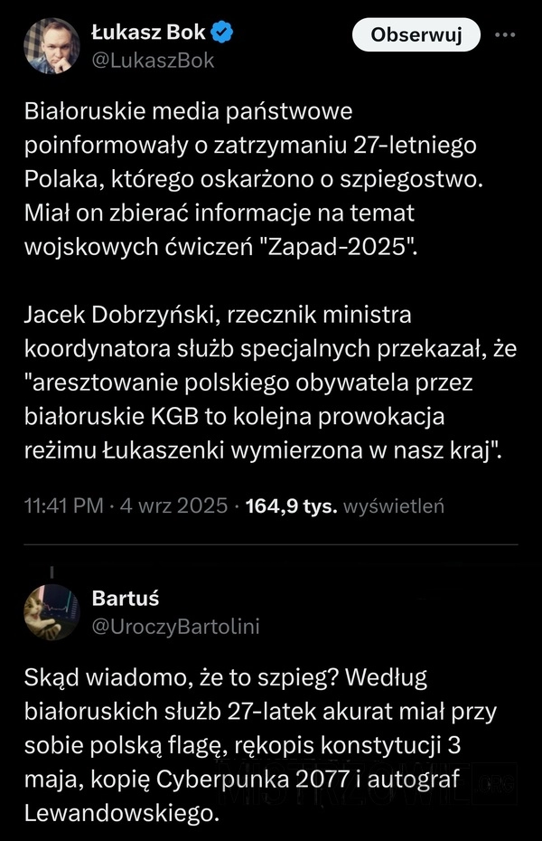 
    Szpiegostwo