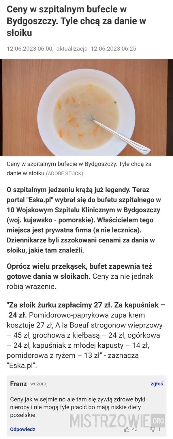 
    Szpitalny bufet