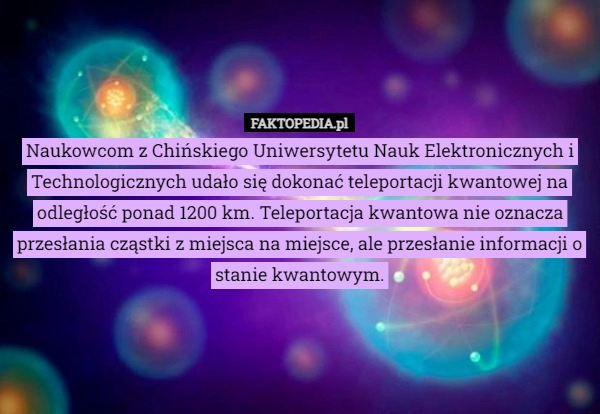 
    Naukowcom z Chińskiego Uniwersytetu Nauk Elektronicznych i Technologicznych