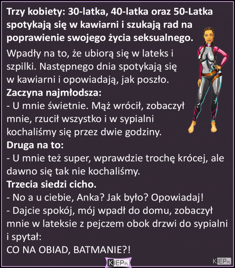 
    Trzy kobiety 30-latka, 40-latka oraz 50-Latka spotykają się w kawiarni i szukają rad na...