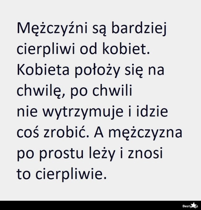 
    Cierpliwość kobiet 