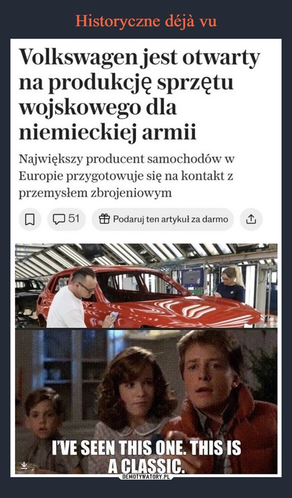
    Historyczne déjà vu